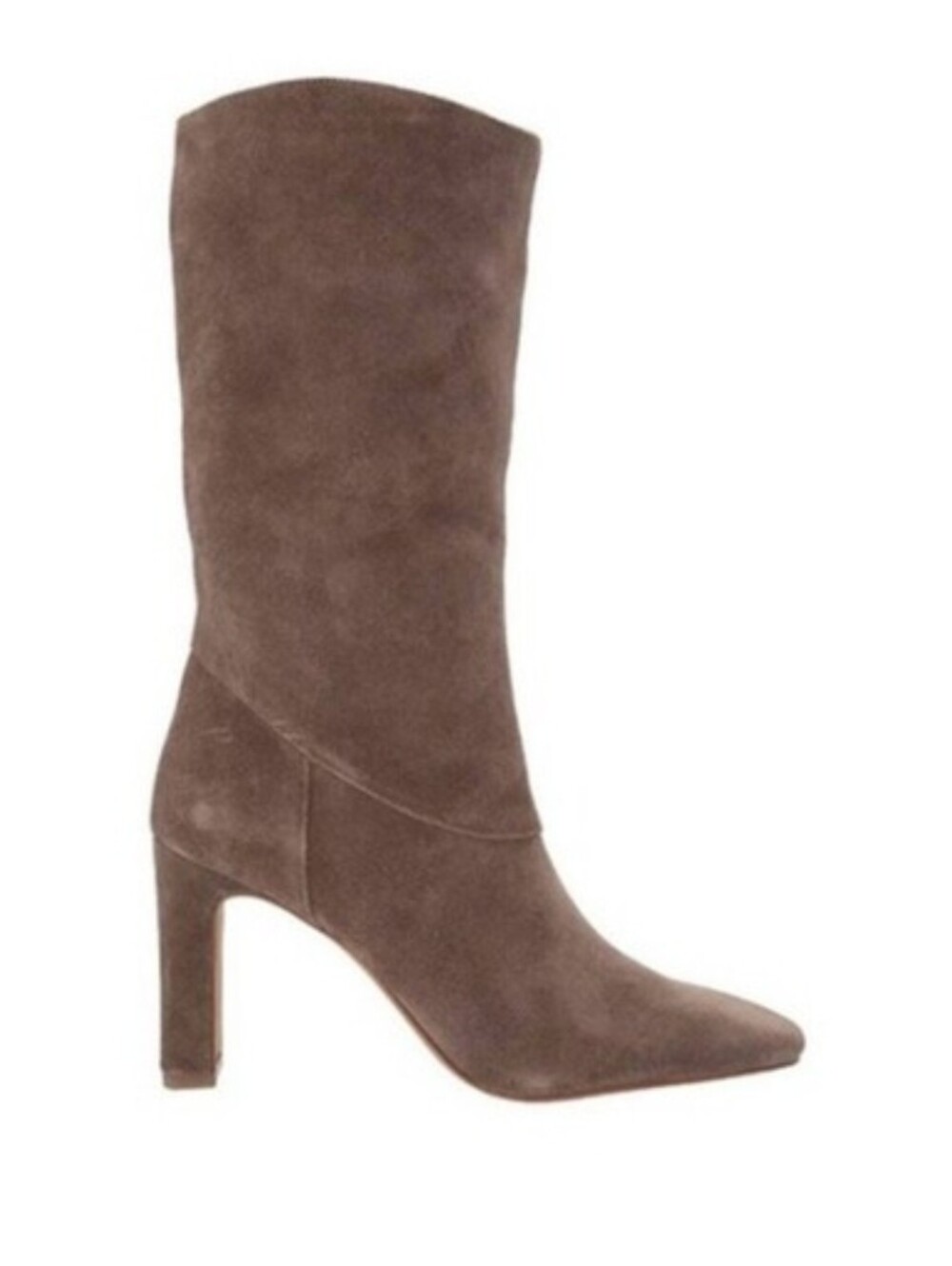 Vince Camuto Women's Suede Mid-Calf Boots Sterla Tuscan Taupe Size 7M